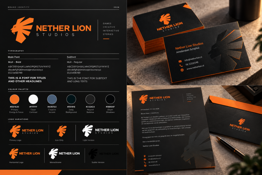 Nether Lion Studios brand guide